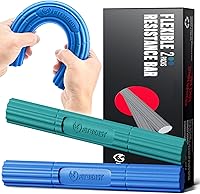 Vista 7 de FitBeast Barra de terapia flexible, barra de terapia de codo de tenista, ideal para aliviar el dolor de tendinitis y mejorar la fuerza de agarre