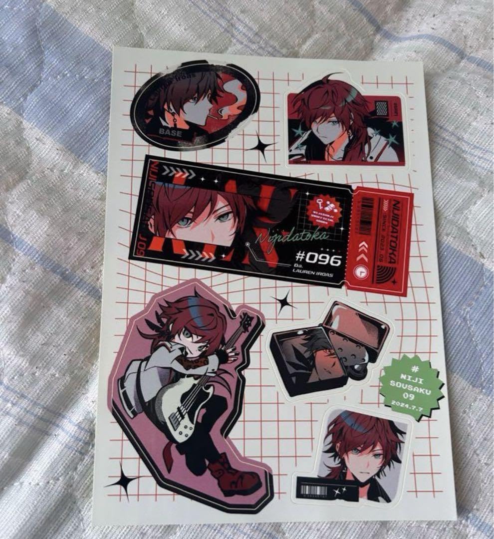 Amazon.co.jp: 2時だとか ステッカー ローレン にじそうさく09