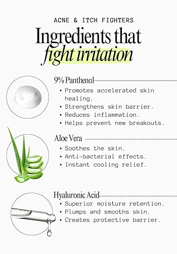 Miniatura 3 de Crema de pantenol intensiva al 9% con aloe vera y ácido hialurónico  Hidratación profunda, cuidado después del sol y tatuajes, trasplante de cabello