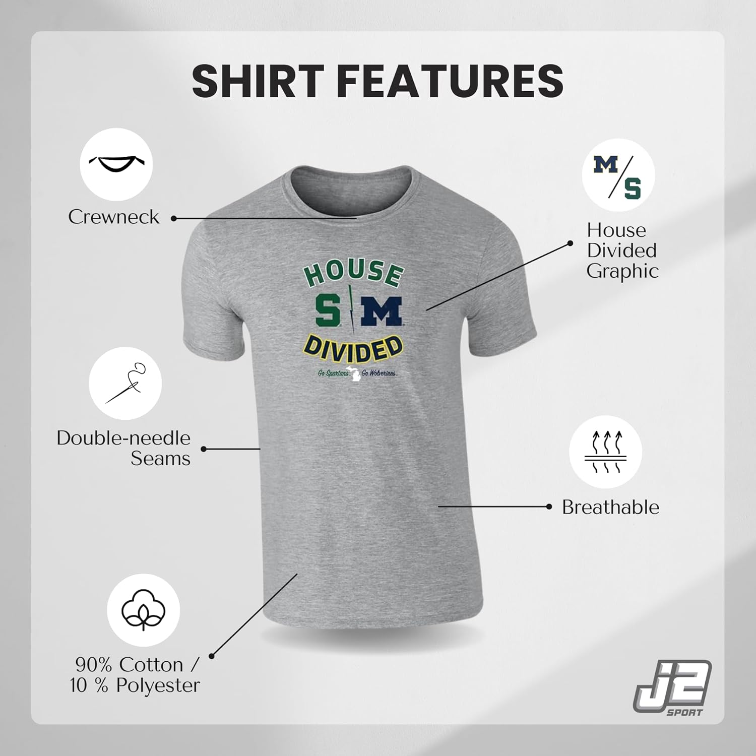 House Divided Michigan vs Michigan State Shirt, Officially Licensed