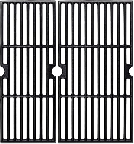 Adviace Rejillas de parrilla para Charbroil Performance 2 Burner 463673519 piezas de repuesto, rejilla de cocción de hierro fundido para Char-Broil