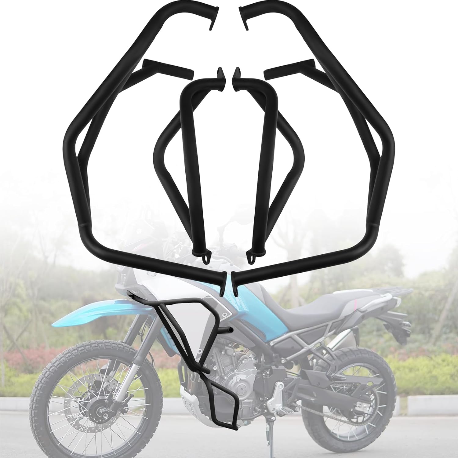 Highway Crash Bars Engine Guard for CFMOTO Ibex 450 2024-2025 CFMOTO 450MT MT450 450 MT 2023-UP Motorcycle Protection from Drops Accessories