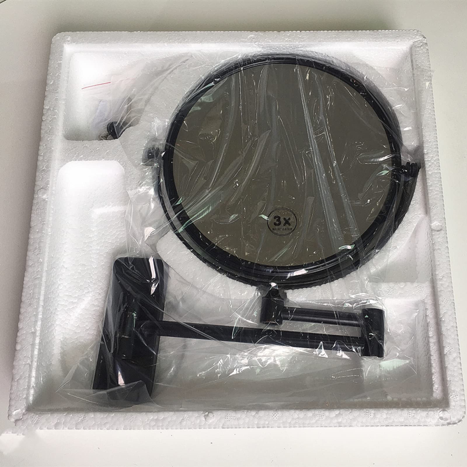 Specchio Per Il Trucco Specchi Da Bagno In Ottone Cromato 3 X Specchio Ingranditore Pieghevole Rasatura 8 Pollici A Parete 360 Ruotare Specchi Rotondi, Antico