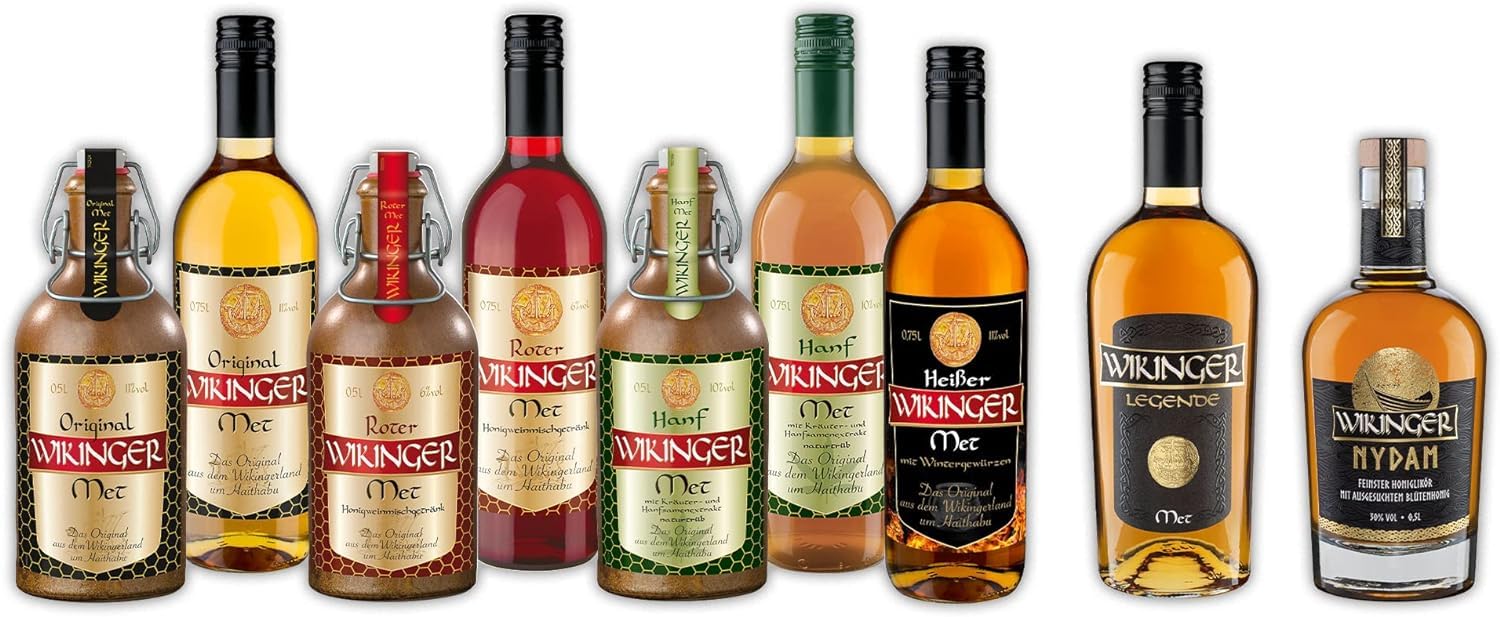 Wikinger Met | 1x3 L | Bag in Box | Original Wikinger Met Honigwein aus dem Ursprungsland der Wikinger in Norddeutschland | Fruchtig-aromatischer Met | 11 % Vol. Honigmet