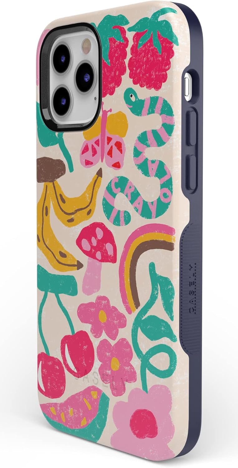 Casely iPhone 11 Pro Case | Doodle Bug | Crayola Crayon | Bold Protective Design