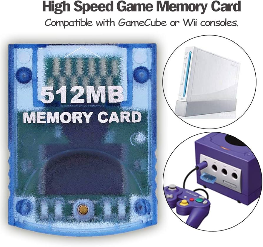 Amazon.com: Memory Card 512MB(8192 Blocks) for Nintendo Wii Game