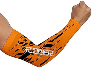 Speed Rider Arm Sleeves For Men Women Boys Girls Sports UV Protection Cloth Printed Cycling, Tennis, Cricket, Football, Golf, Outdoor, Gym, Riding Gloves (Pair)