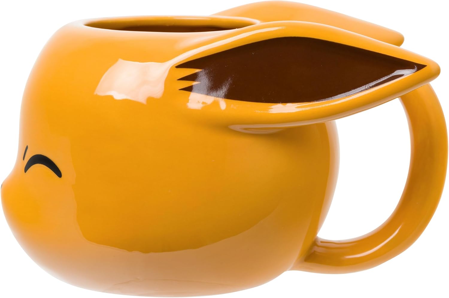 Silver Buffalo Pokémon Eevee Style, 3D Sculpted Mug, 20oz