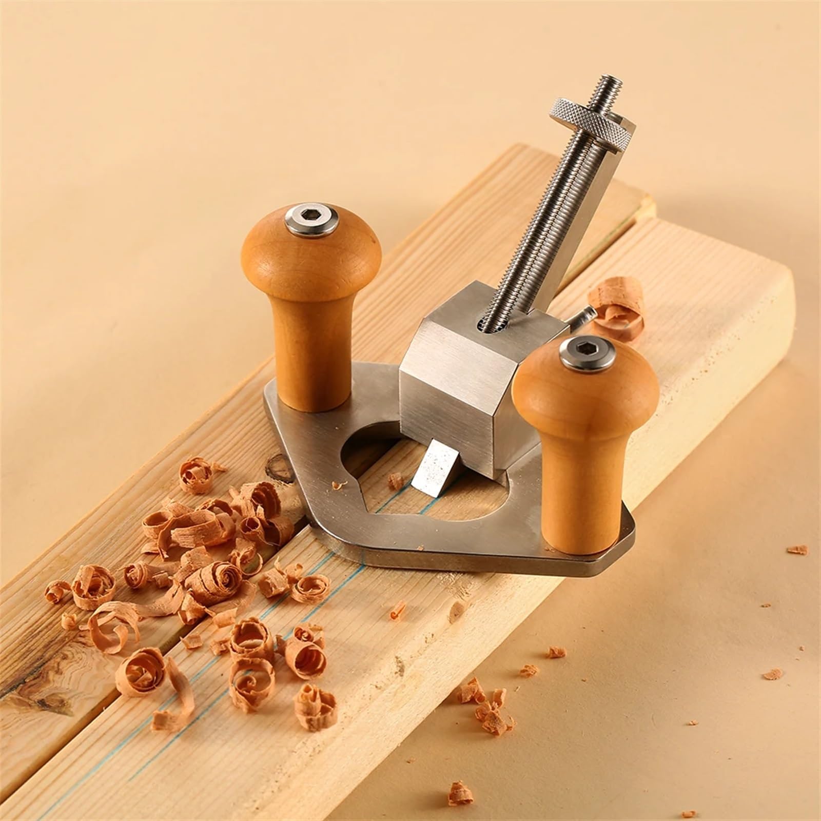 Cepillo Madera, Cepillo de fresado, herramienta manual profesional for trabajar la madera, cuchilla de corte ajustable, biselado, ranurado, herramientas de cepillado de madera manual for carpintero