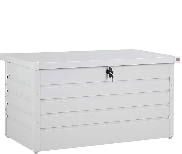 Gardebruk® Baule da Esterno con Coperchio 2 Chiavi 385L Cassapanca Contenitore Box Porta Attrezzi Bauli Giardino Contenitori Cuscini Box Utensili - 1