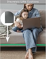 Vista 4 de LAMINET Deluxe Ajustable Salvador de Asientos Hundidos de Muebles - Sillón/Reclinable - 17" L x 22" A