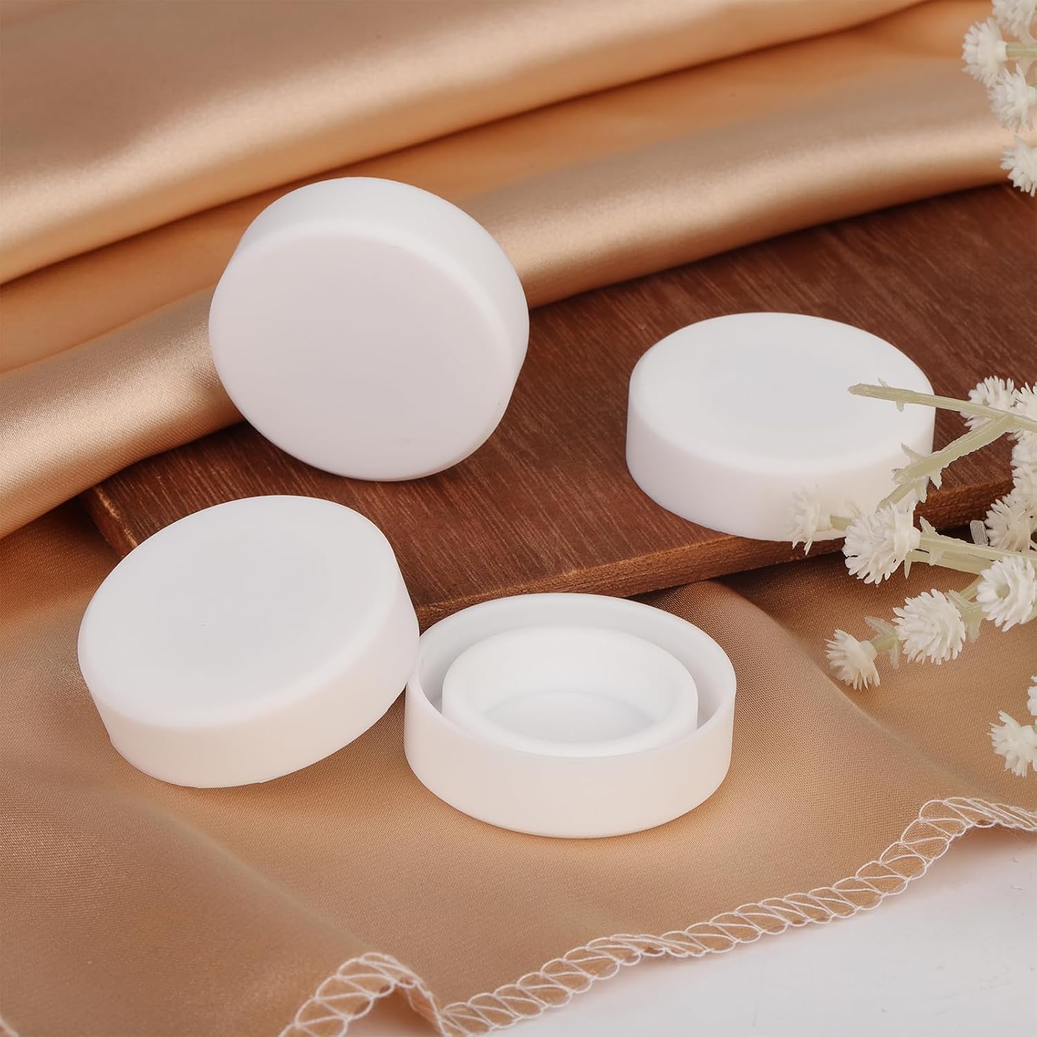 4pcs Silicone Cap Lid Replacement for Cirkul, Water Bottle Accessories Compatible with Cirkul Plastic & Stainless Steel Bottles