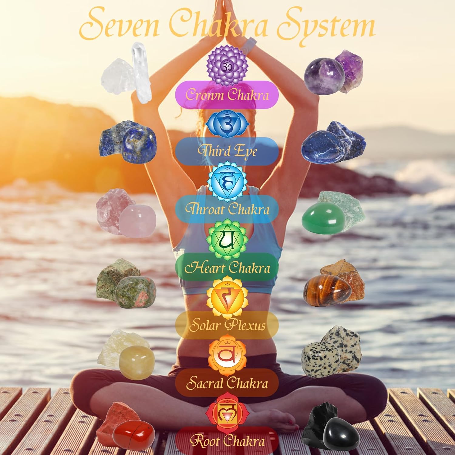 Crystal Advent Calendar 2025 Adult Rock Healing Gemstone 24 Days Christmas Countdown calendar