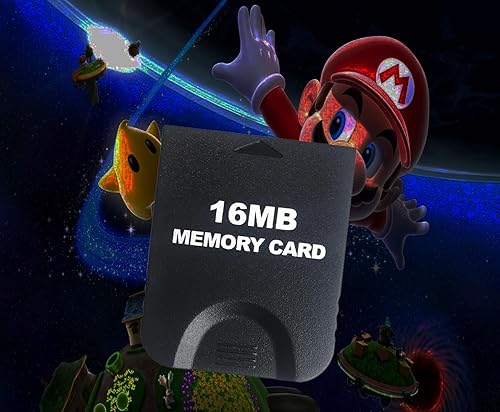 Miniatura 6 de Tarjeta de memoria Gamecube de 16 MB (251 bloques), tarjeta de memoria de juegos de alta velocidad compatible con juegos de accesorios de consola