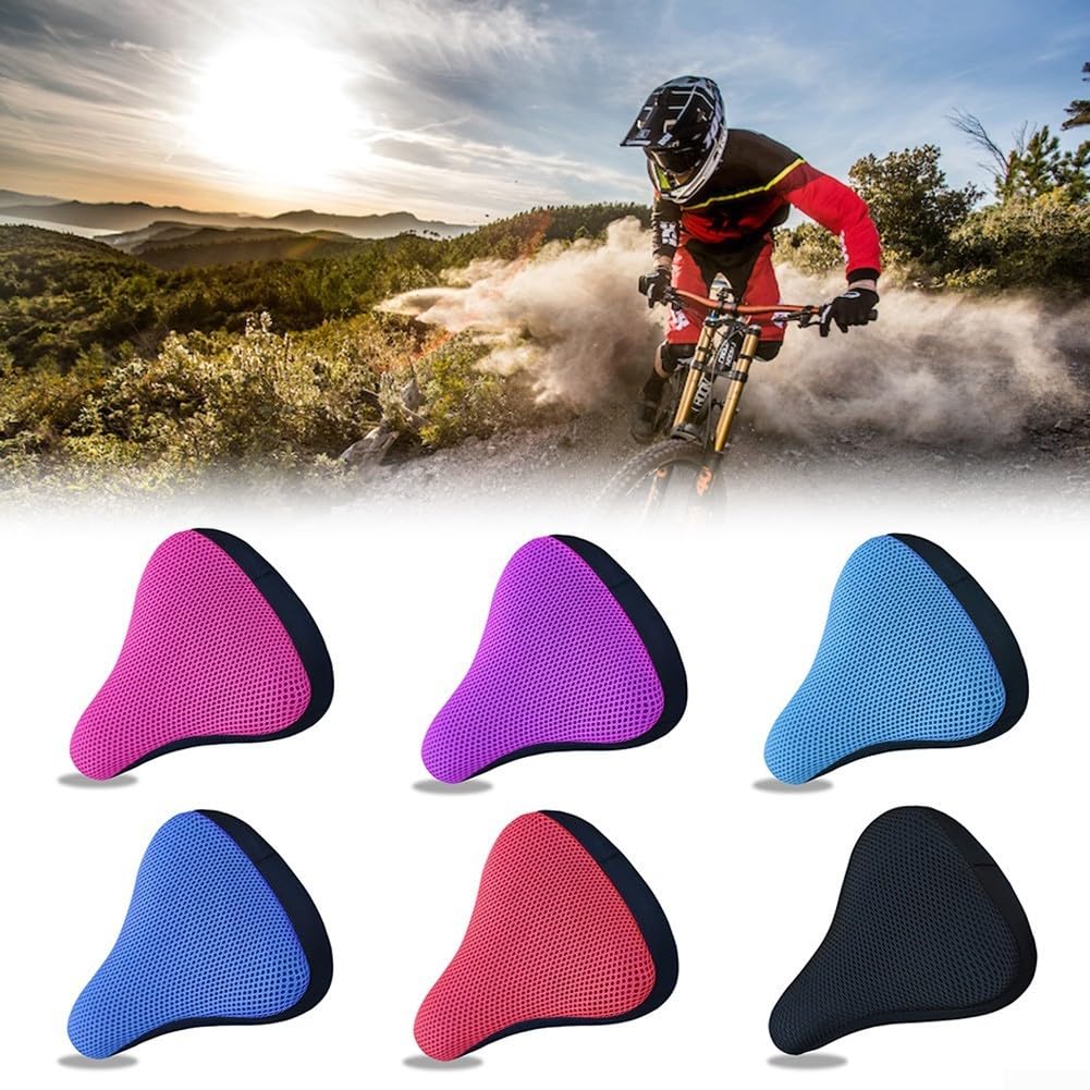 Coprisella per bicicletta spesso e traspirante, per un'esperienza di comfort durante ogni corsa (blu scuro)