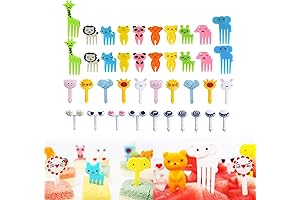 40PCS Animal Fruit Food Picks: The Cutest Way to Brighten Lunchtime