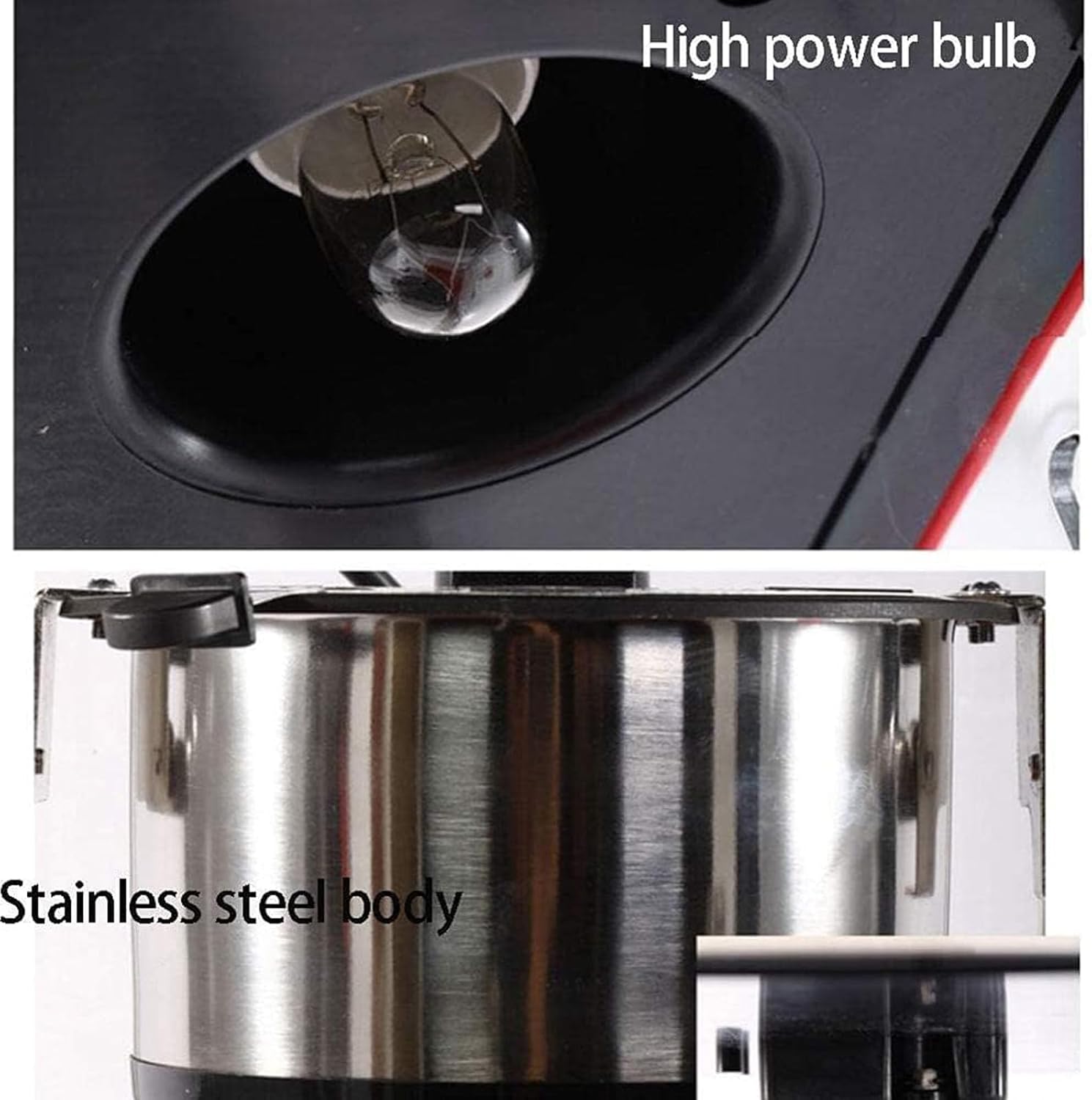 Tabletop Kettle Popcorn Maker, Stainless Steel Commercial Electric Automatic Popper Machine, Perfect for Birthday Parties, Movie Nights