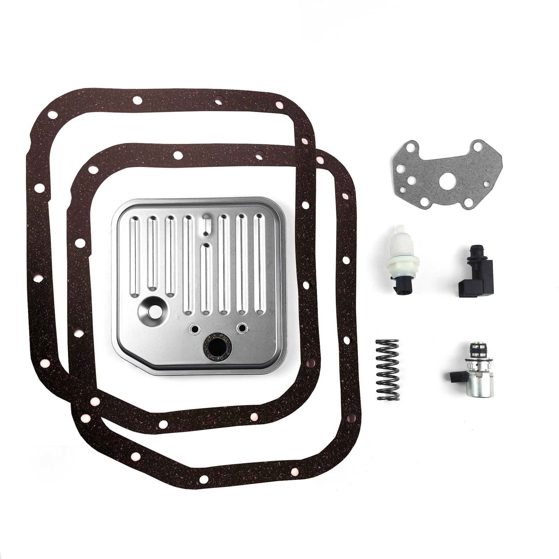 42RE, 44RE, 46RE, 47RE, 48RE, A518, A500, 4617210, 56028196AD, 52118789, 04800879, Transmission Solenoid Valve with Accessory kit Compatible with Dodge