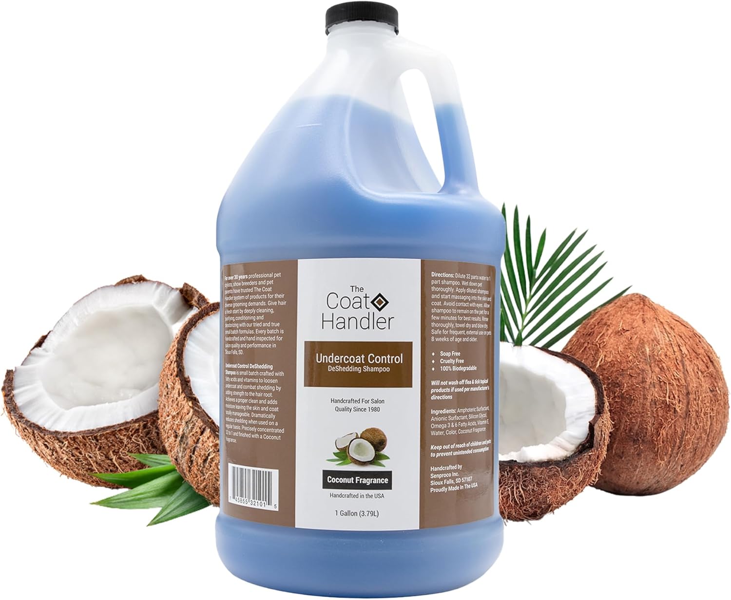 The Coat Handler Undercoat Control deShedding Dog Shampoo