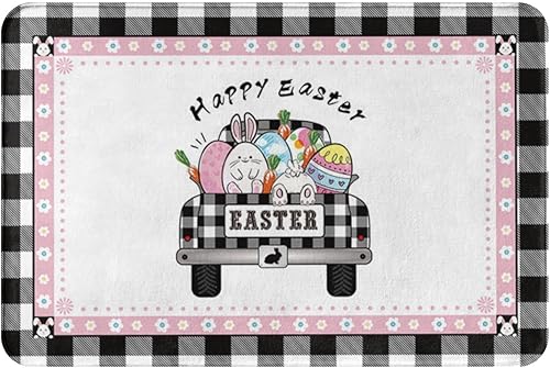 Tapete para el día de San Valentín tapete para puerta delantera tapete suave antideslizante para interiores y exteriores tapete para puerta