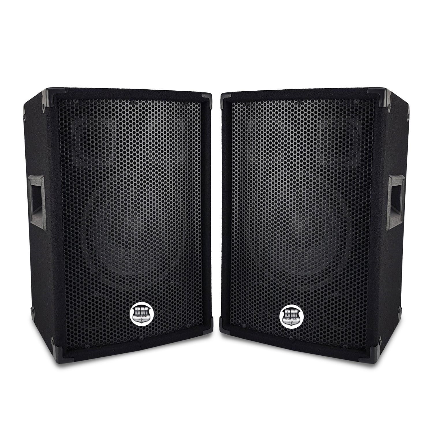 Sound-Set mit 2 Lautsprechern BMS08 Verstärker DJ Pro 1000 W Mischpult MINI4, Lichtspiel Kugel LED RGB
