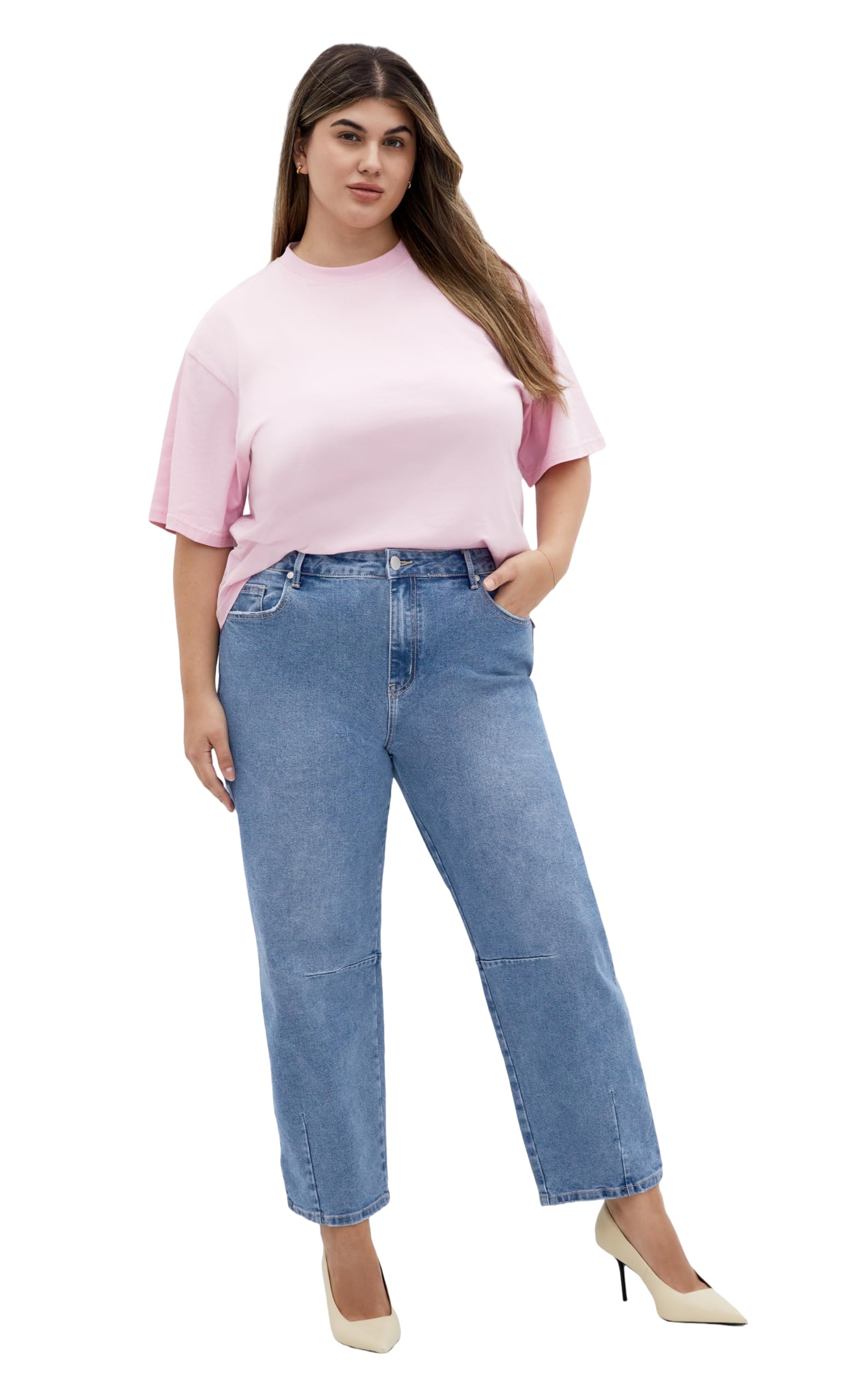 City Chic Women's Jean-Harley Lana