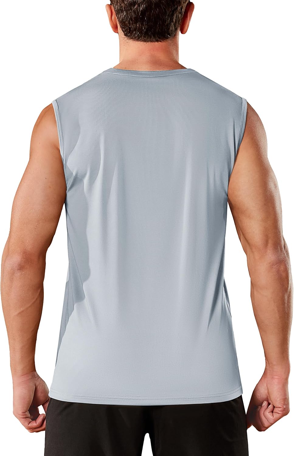 TACVASEN Men's Sleeveless Shirts Quick Dry Tank Tops for Men Sun Protection UPF 50+ Athletic Gym Workout Muscle Shirts - Image 2