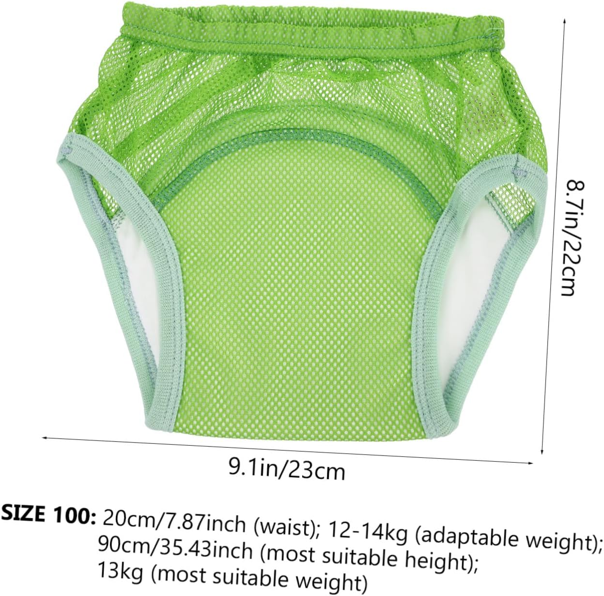 3pcs Cotton Boy Girl Potty Pants Training Underwear Breathable Diaper Covers for Boys Girls
