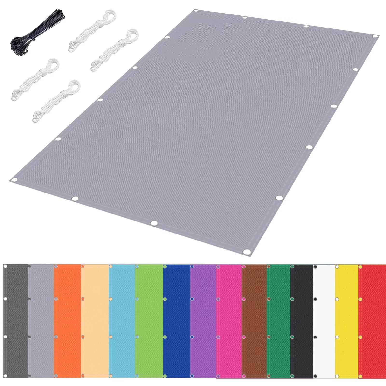 Auvent étanche 2x4m haute densité avec protection UV pour cour et jardin