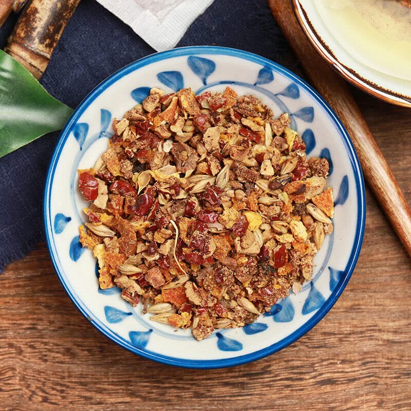 150g De Té De Hierbas Ligero De Espino Amarillo Y Clavo Tea Original Perfumado De China Calma Y Mejora El Sueño Tea Verde Orgánico Nutre El Estómago Infusión De Flores Y Frutas Bolsita De Té