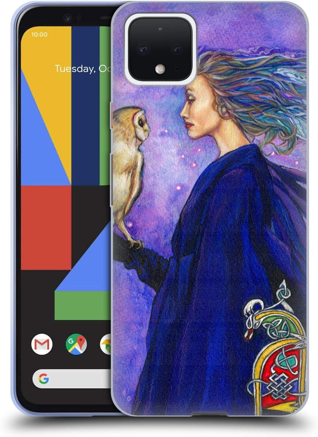 Official Jane Starr Weils Athena Goddess 1 Soft Gel Case Compatible for Google Pixel 4