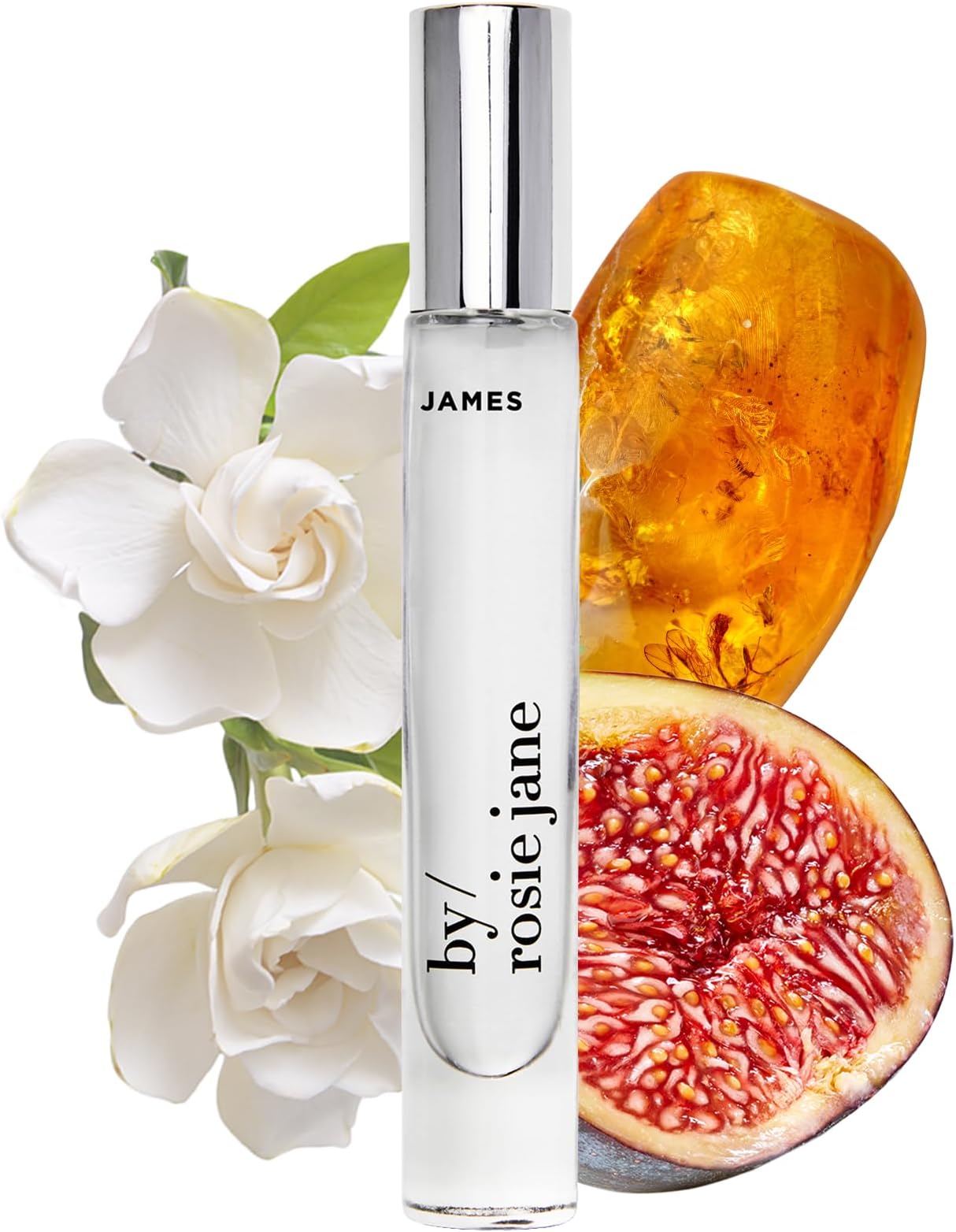 By Rosie Jane Eau De Parfum Travel Spray (James) - Clean Perfume for Women - Essential Oil Mist with Notes of Fig, Amber & Gardenia - Women's Fragrances (7.5ml)