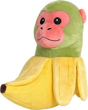 Italian Figure, 22cm Chimpanzini Banana Gift, Cute Stuffed Animal Figure for Adults, Absurdist Humor Collectible for Social Media Content, Desk Decoration Display