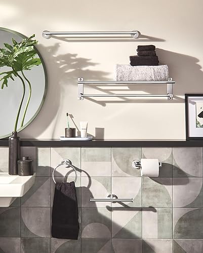 Miniatura 2 de Moen Y5709BCH - Soporte moderno para papel higiénico de un solo poste, cromado