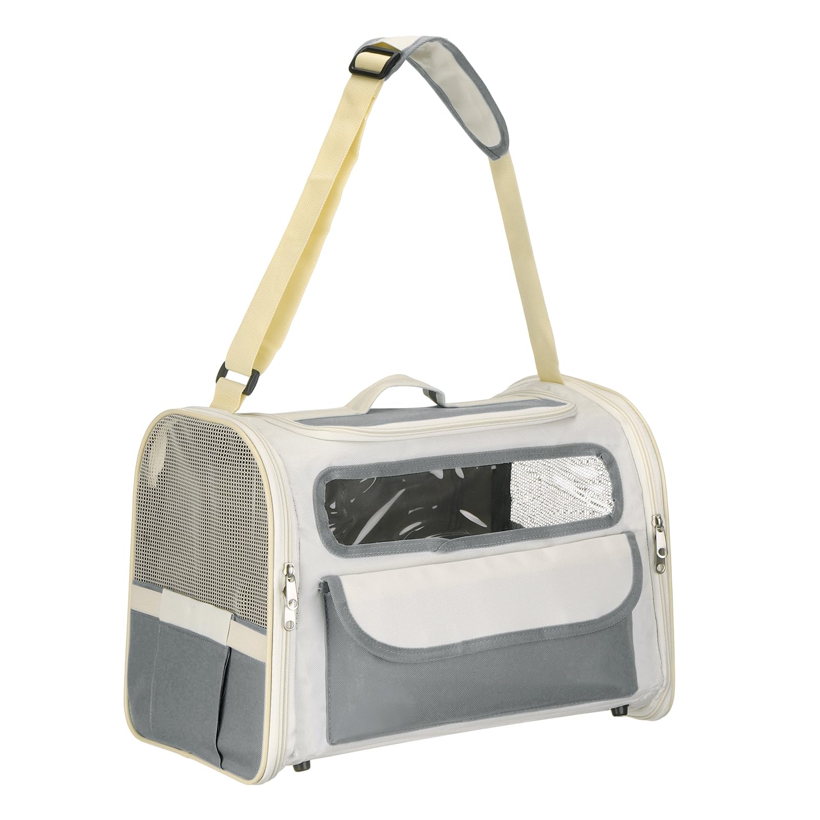 Sac de transport pour chat léger qui soulage le dos grâce à la bandoulière réglable