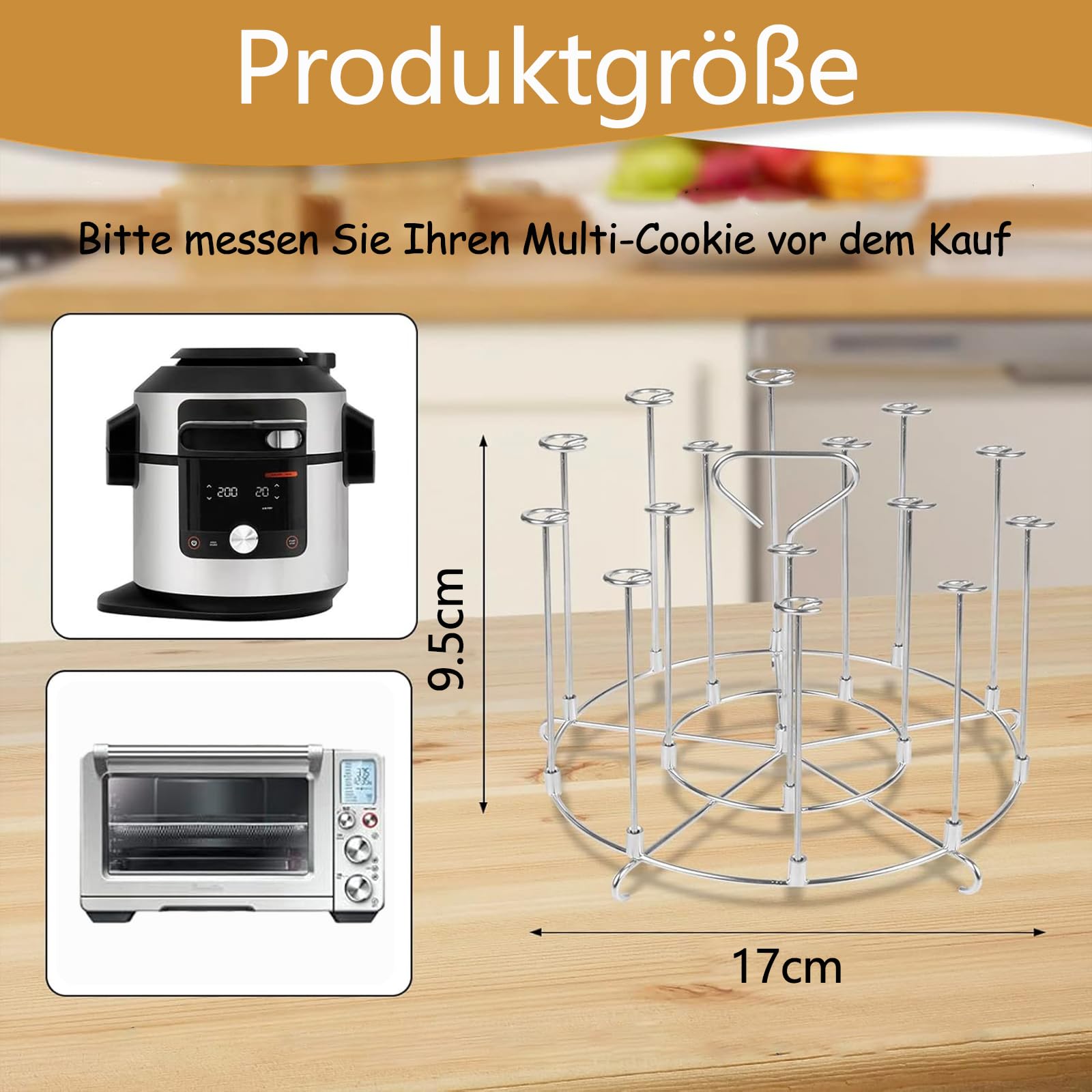Akcesoria do frytkownicy na gorące powietrze, 21 cm, akcesoria do frytkownicy na gorące powietrze, 15 szpikulców do rolad, 10 cm do Airfryer, piekarnika