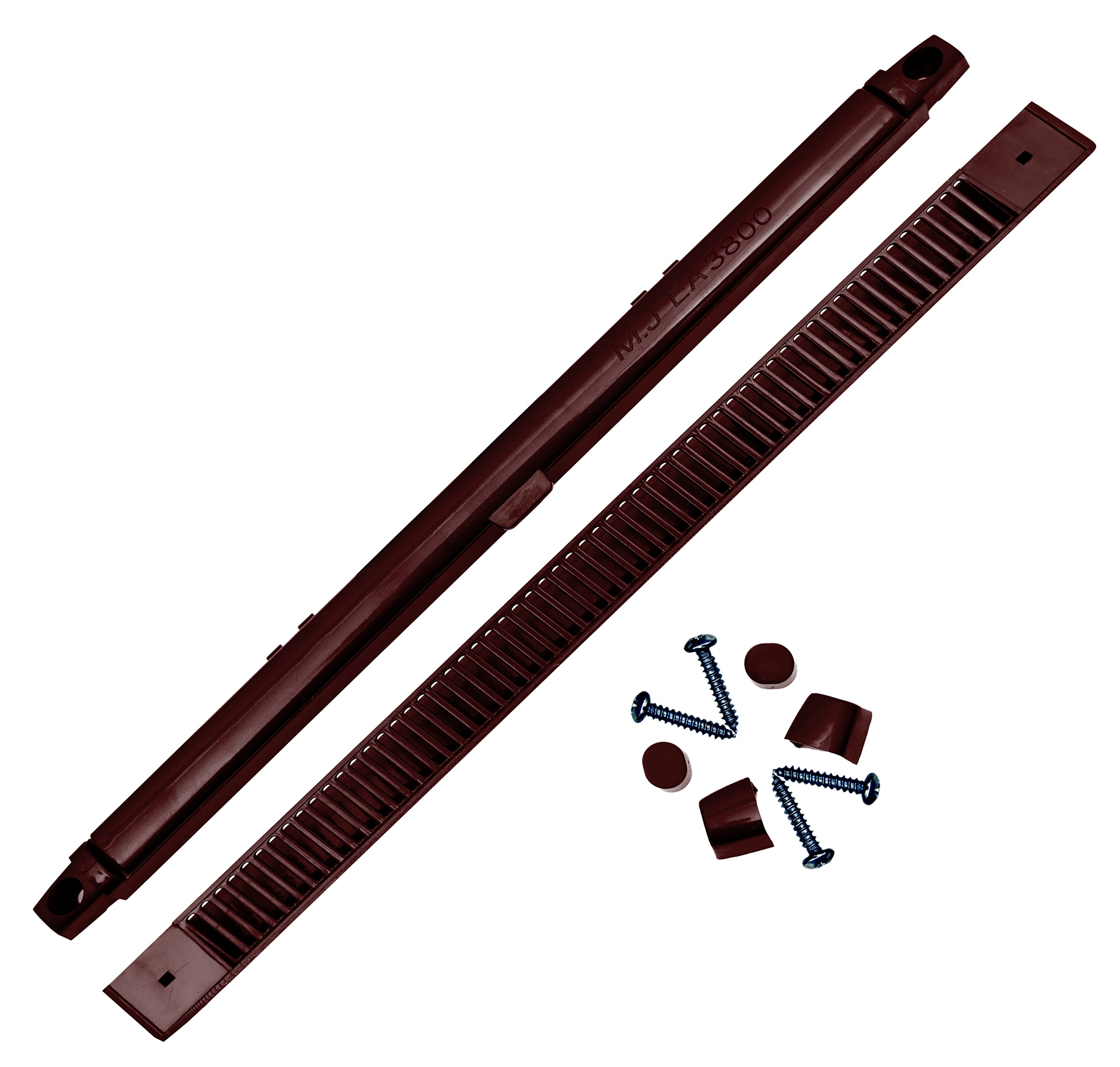 409mm EA3800 Brown MJ4000 Trickle Slot Vent for uPVC, Timber, Vinyl and Aluminium Window Prevents Condensation, Damp & Mould by Air Ventilation Adjustable Flap