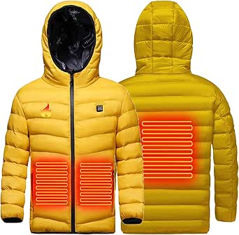 Heated Vest,USB Charging Electric Heated Jacket Lightweig (Battery Not - View #13