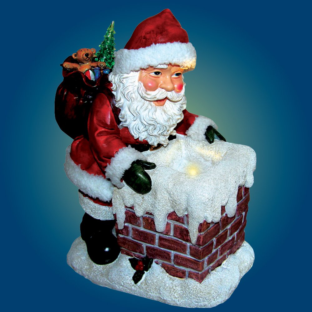 Amazon.co.jp: サンタ登山煙突with LEDライトクリスマスHoliday Decor
