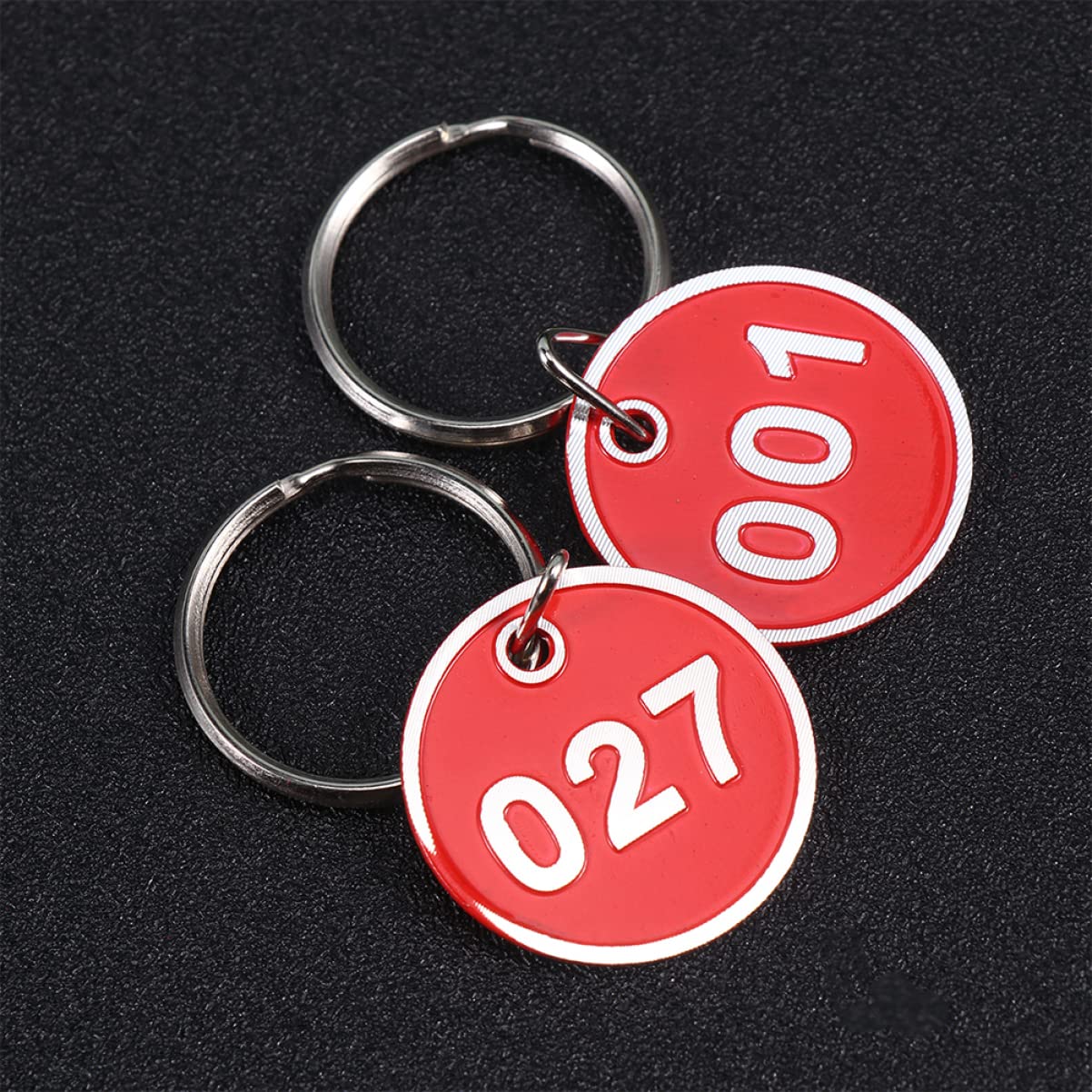 COLLBATH Set Di Etichette Di Stoccaggio in Alluminio Targhette Metalliche Etichette Identificative Per Bagagli Robusto Portachiavi Per Trasportare Chiavi E Targhette Personalizzate