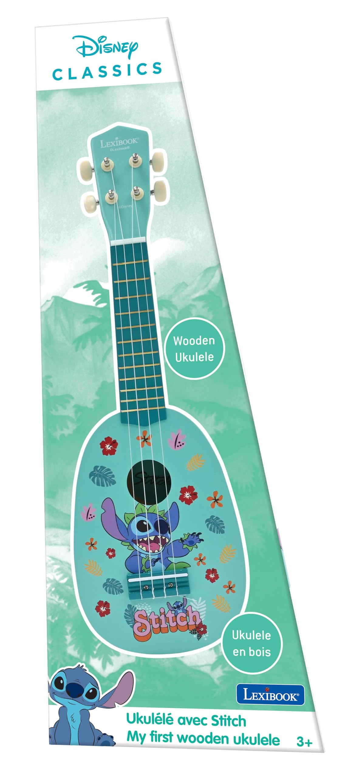 Lexibook, Disney Stitch, Ukulele K230DLXB