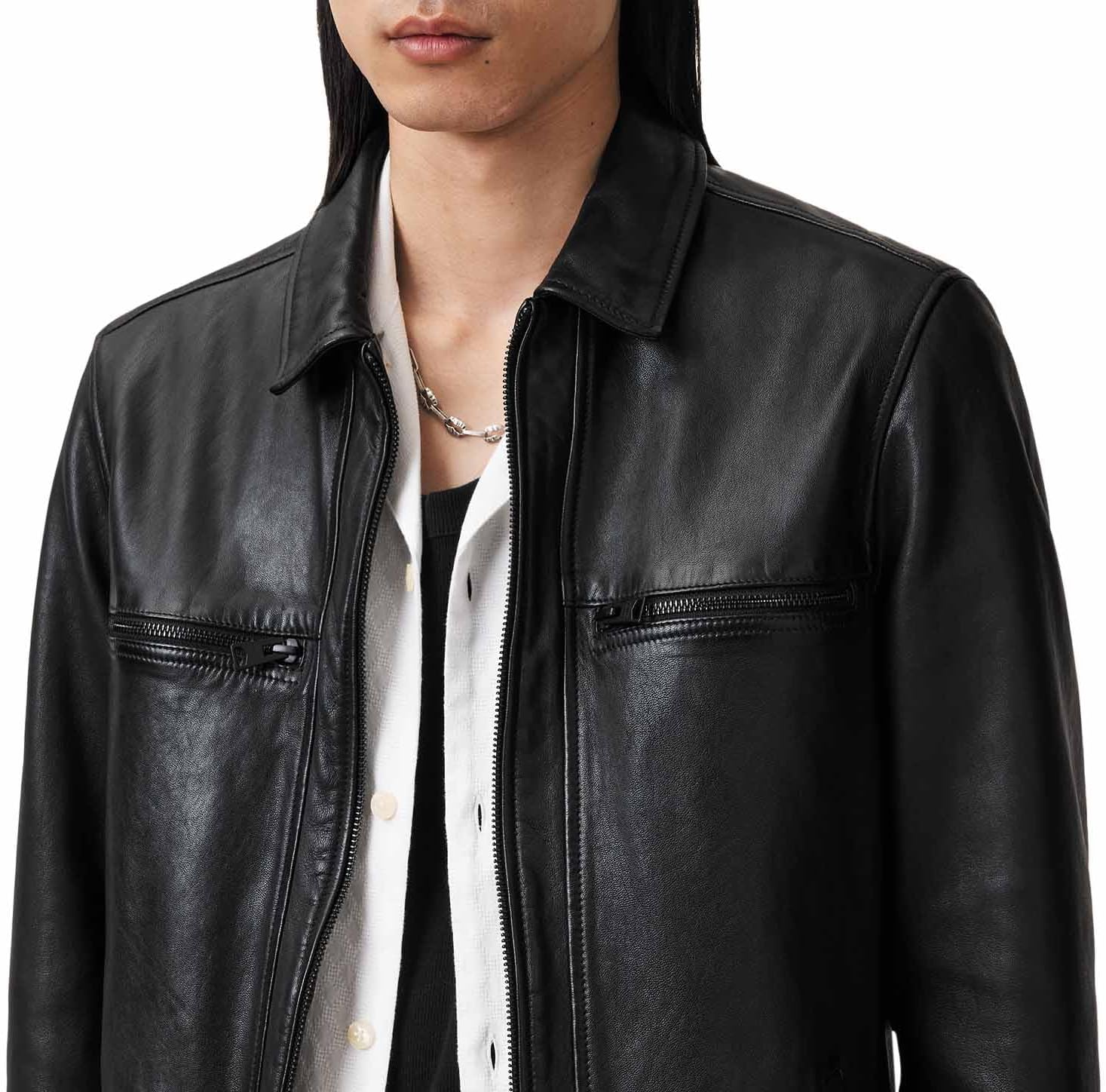AllSaints mens Luck Jacket - Image 7