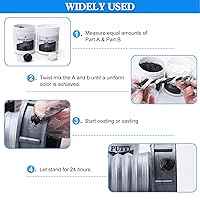 Vista 7 de DecorRom Arcilla epoxi para esculpir – Masilla epoxi de 16 onzas para reparación submarina y superior, arreglar fugas, grietas, relleno, esculpir