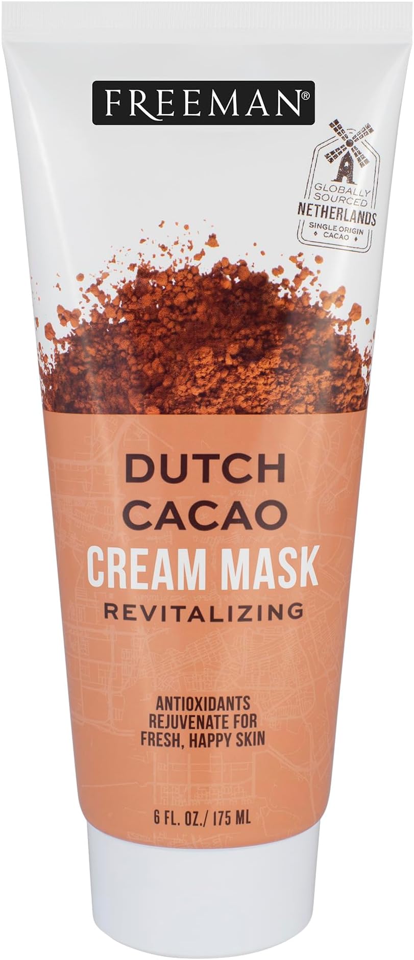 Exotic Blends Revitalizing Dutch Cacao Cream Facial Mask, 6 fl.oz./ 175 mL Tube