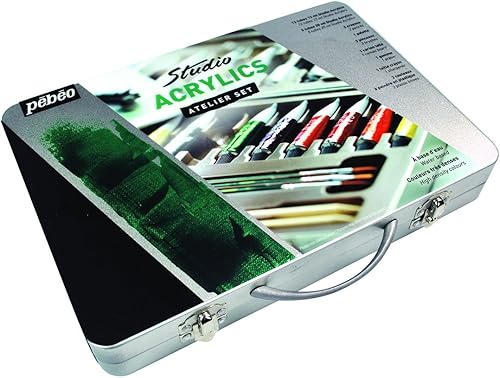 Vista 116 de Pebeo Studio Acrílicos de Alta Viscosidad, Acrílico Fino, 250 ml - Azul Turquesa