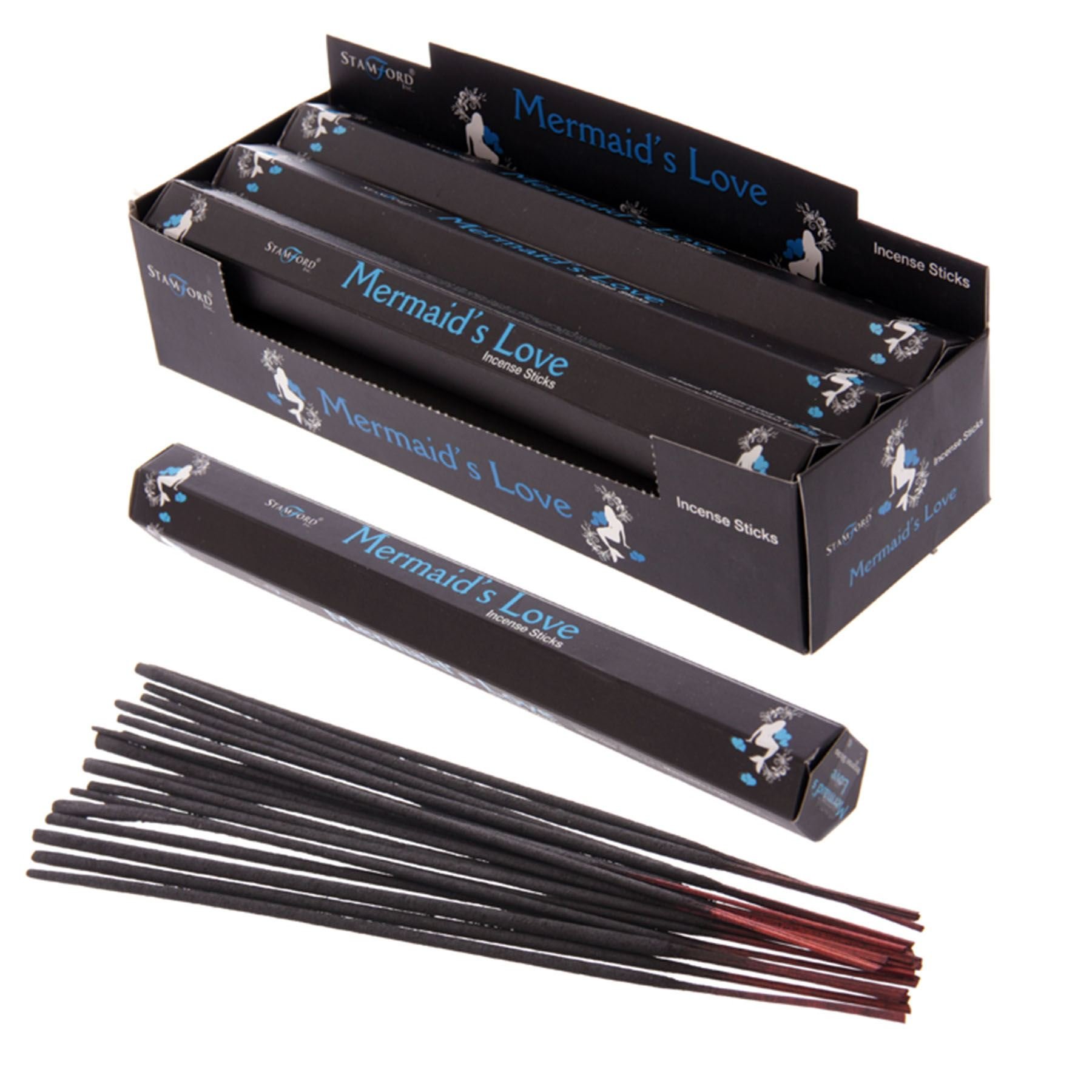 Black Mermaid's Love Stamford Incense Sticks 180 ( 12 Boxes, 15 Sticks )