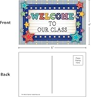 Vista 4 de Teacher Created Resources Postales de bienvenida de carpa (5486)