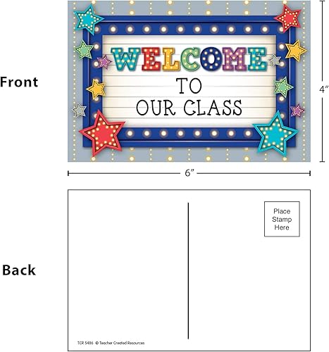 Miniatura 4 de Teacher Created Resources Postales de bienvenida de carpa (5486)