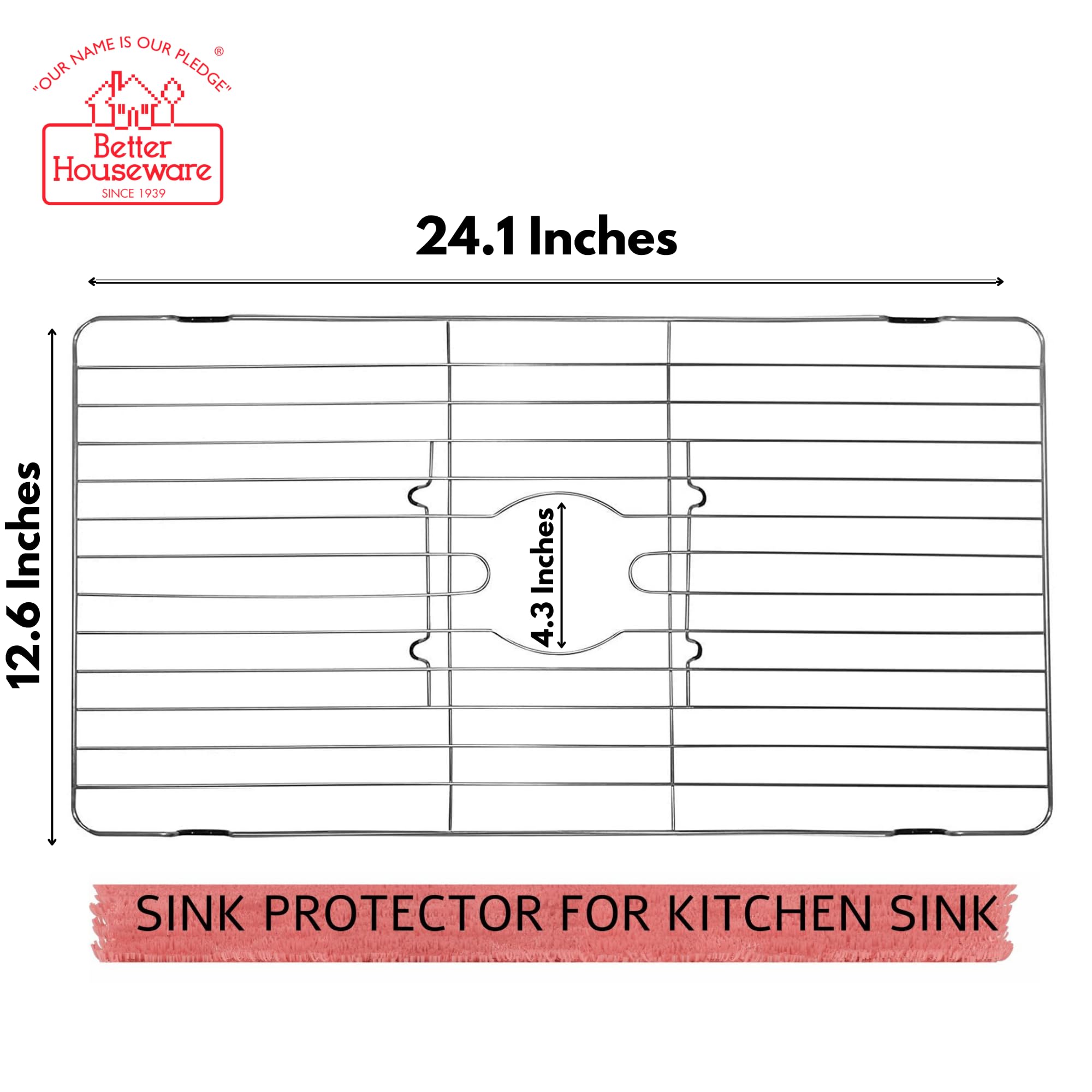 Snapklik.com : Stainless Steel Sink Protector Sink Mat Stainless Steel ...