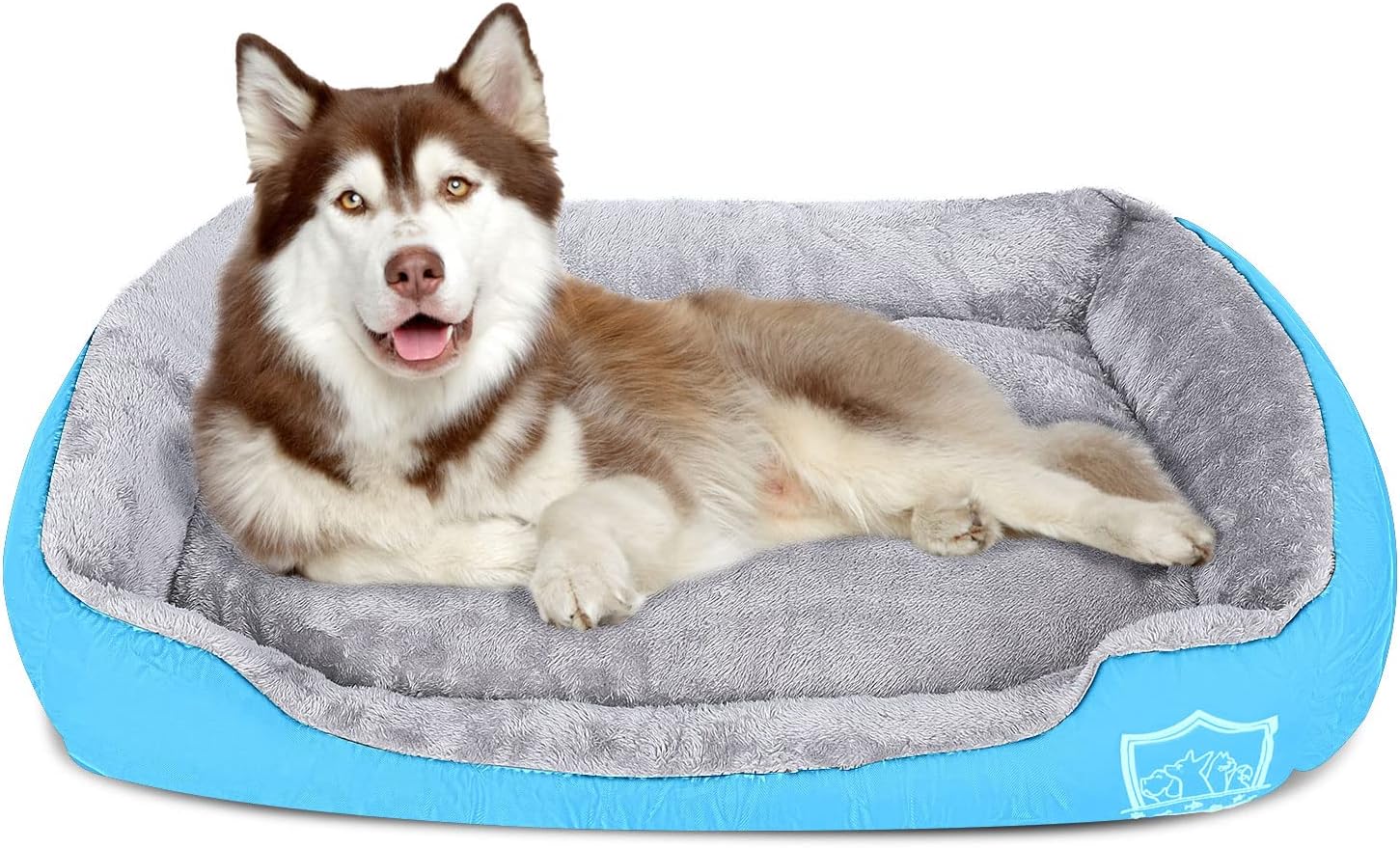Topmart Dog Bed for Large/Medium/Small Dogs and Cat, Reusable Pet Bed Fit Dog Crates, Plush Soft Dog Bed Mat with Anti-Slip Bottom for…